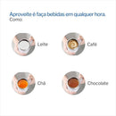 Caneca Mixer Automática Recarregável USB Inox — Mistura Perfeita com um Toque