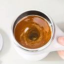 Caneca Mixer Automática Recarregável USB Inox — Mistura Perfeita com um Toque