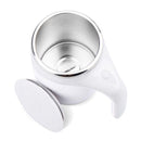 Caneca Mixer Automática Recarregável USB Inox — Mistura Perfeita com um Toque