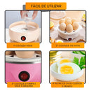 Cozedor Elétrico de Ovos e Legumes Multifuncional — Café da Manhã Perfeito Sem Esforço