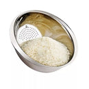 Kit Escorredor de Macarrão e Arroz Aço Inox — Praticidade e Estilo na sua Cozinha