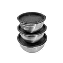 Conjunto de Bowls com Tampa Bumper — Prepare, Armazene e Sirva com Estilo