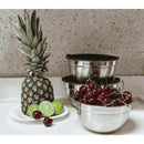 Conjunto de Bowls com Tampa Bumper — Prepare, Armazene e Sirva com Estilo