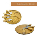 Kit Petisqueira com Facas de Queijo — Mesa Sofisticada para Encontros Especiais