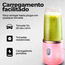 Copo Liquidificador Portátil USB Recarregável 400ml — Shake Saudável em Qualquer Lugar